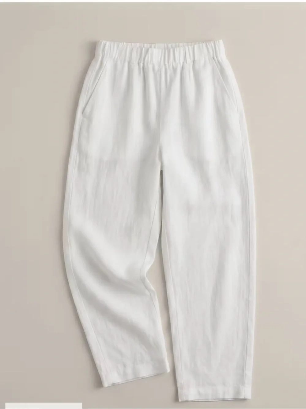 Quince 100% European Linen Pants White Size Medium